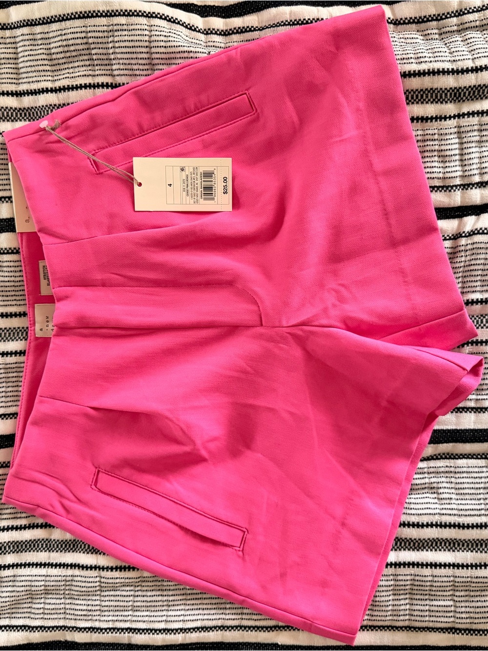 Target Hot Pink High-Rise Tailored Shorts